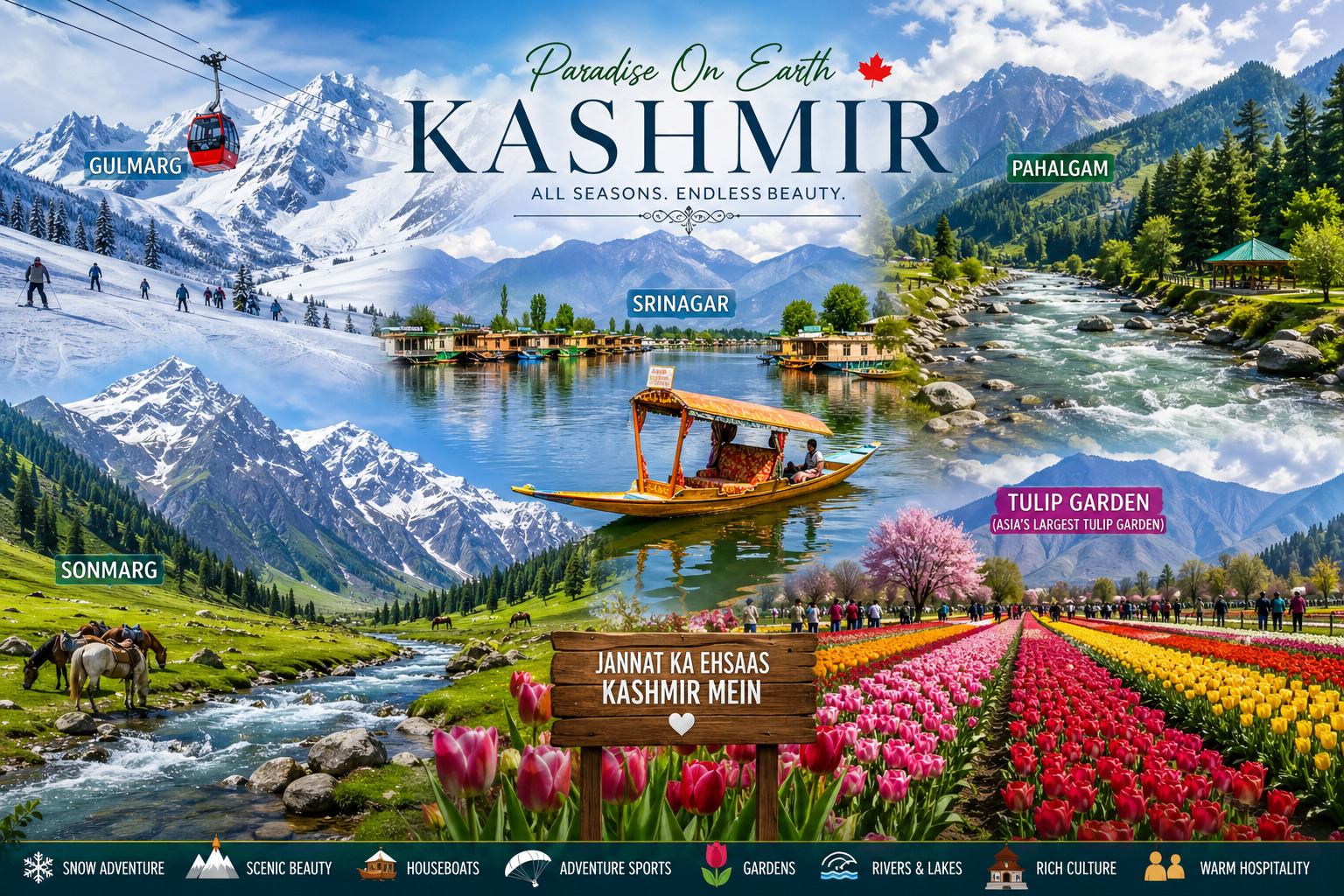 Best of Kashmir - 05 Days